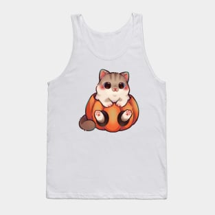 Pumpkin Kitty Tank Top